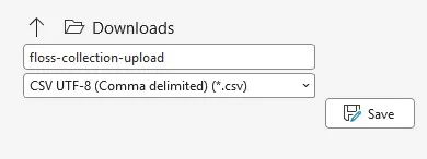 Excel save as csv