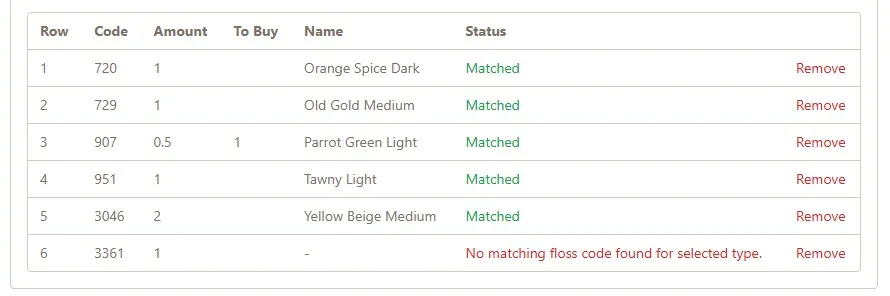 CSV upload with error