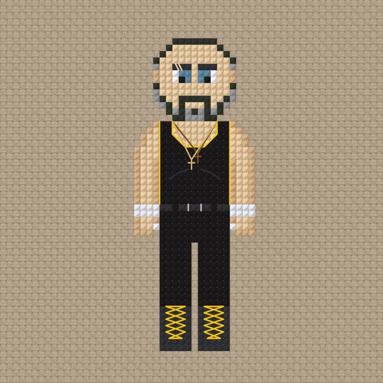 Thumbnail for Eddie Kingston Cross Stitch Pattern