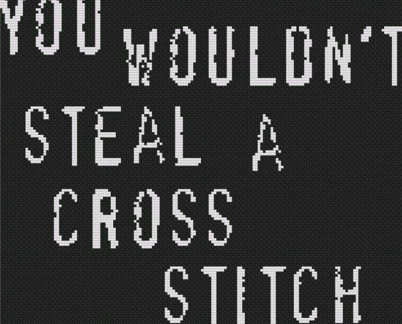 Thumbnail for You wouldn't steal a Cross Stitch