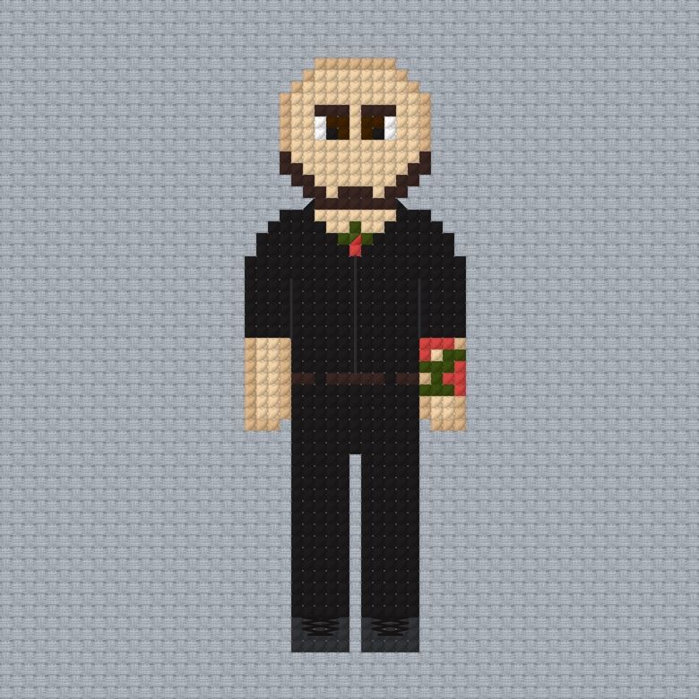 Thumbnail for Baron Corbin WrestleMania 35 Cross Stitch Pattern