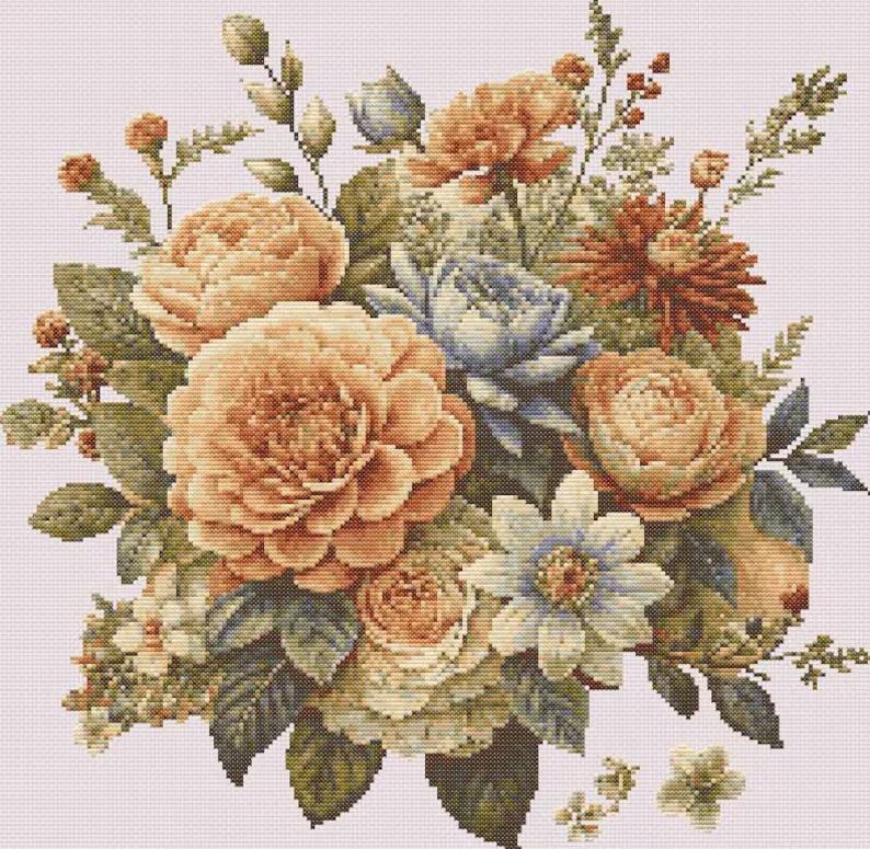 Thumbnail for Psychedelic Vintage Flower Bouquet