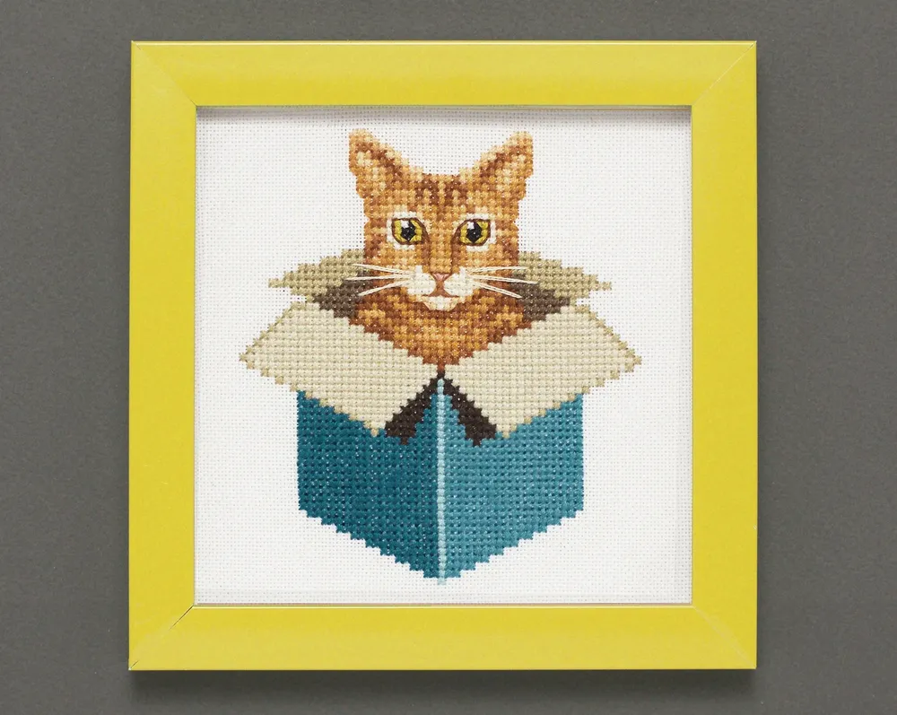 Just a Cat in a Box: Orange Tabby