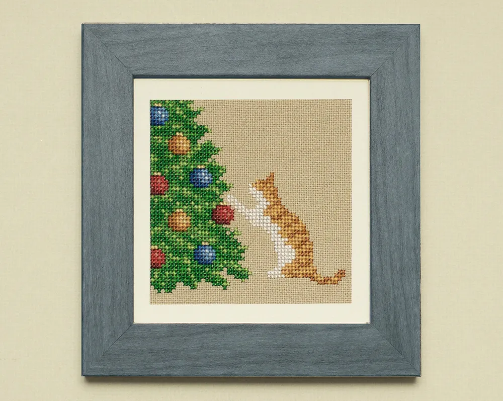 Thumbnail for Cat and Christmas Tree