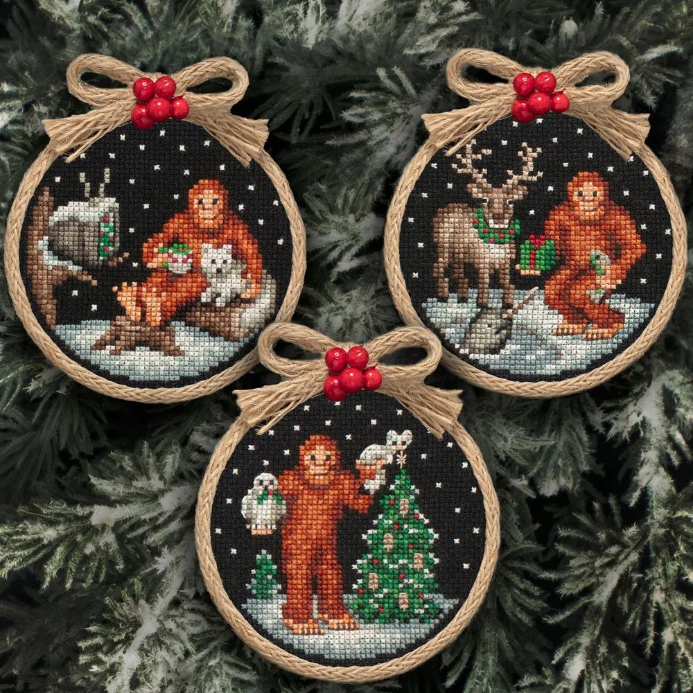 Thumbnail for A Very Bigfoot Christmas Ornament Set