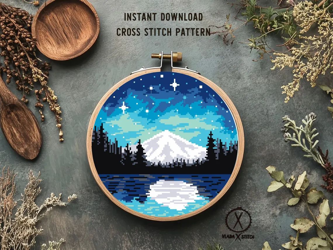 Thumbnail for Mountain Lake Night Sky