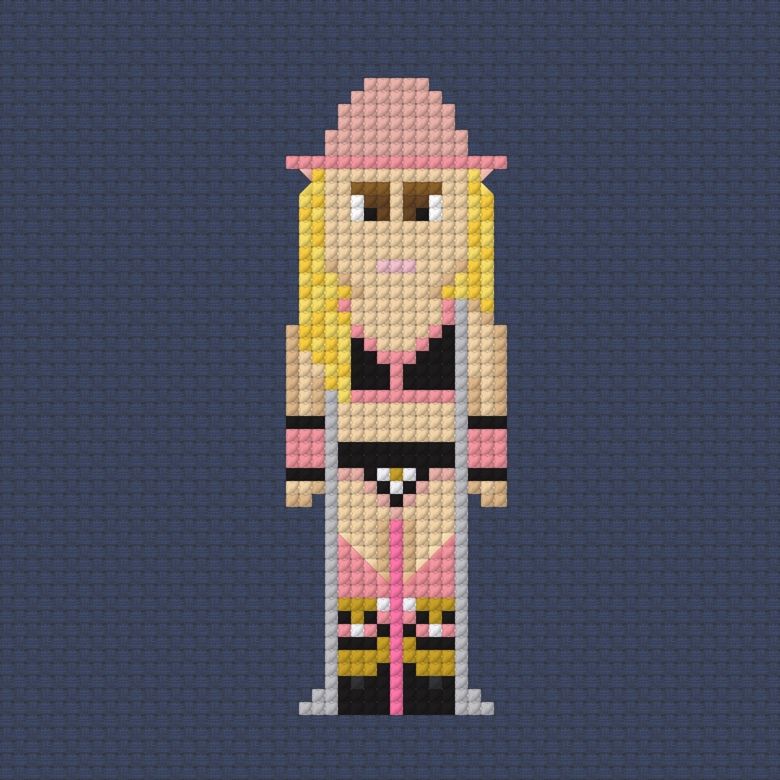 Thumbnail for Trish Stratus Royal Rumble 2025 Cross Stitch Pattern