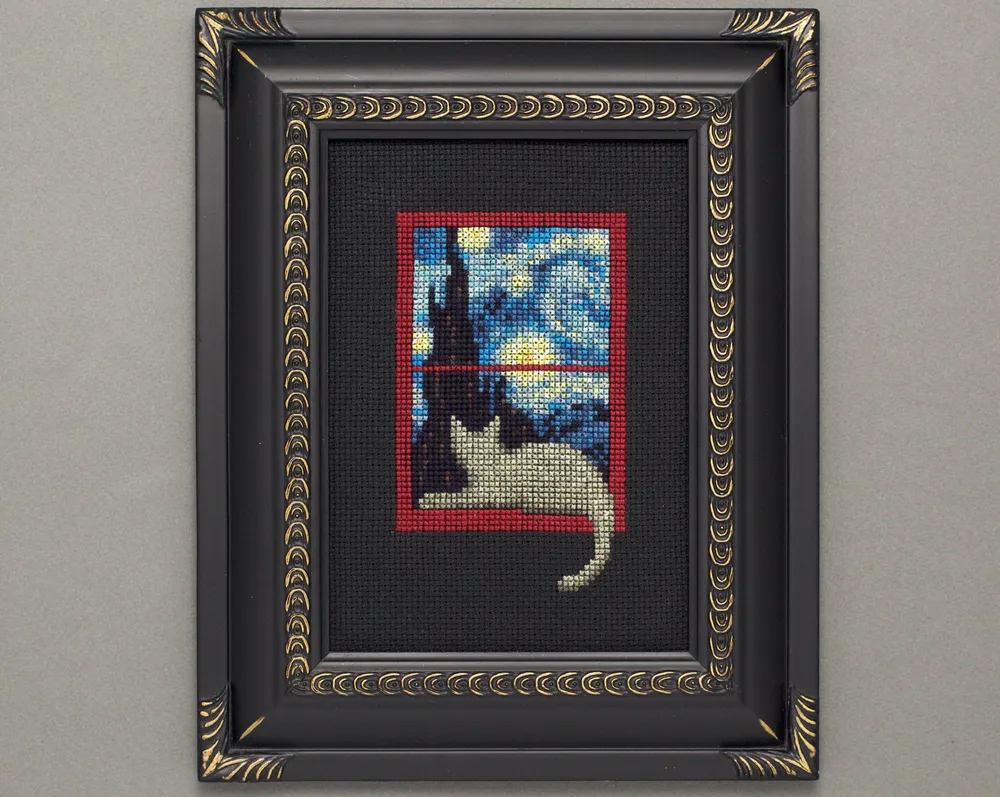 Starry Cat Night