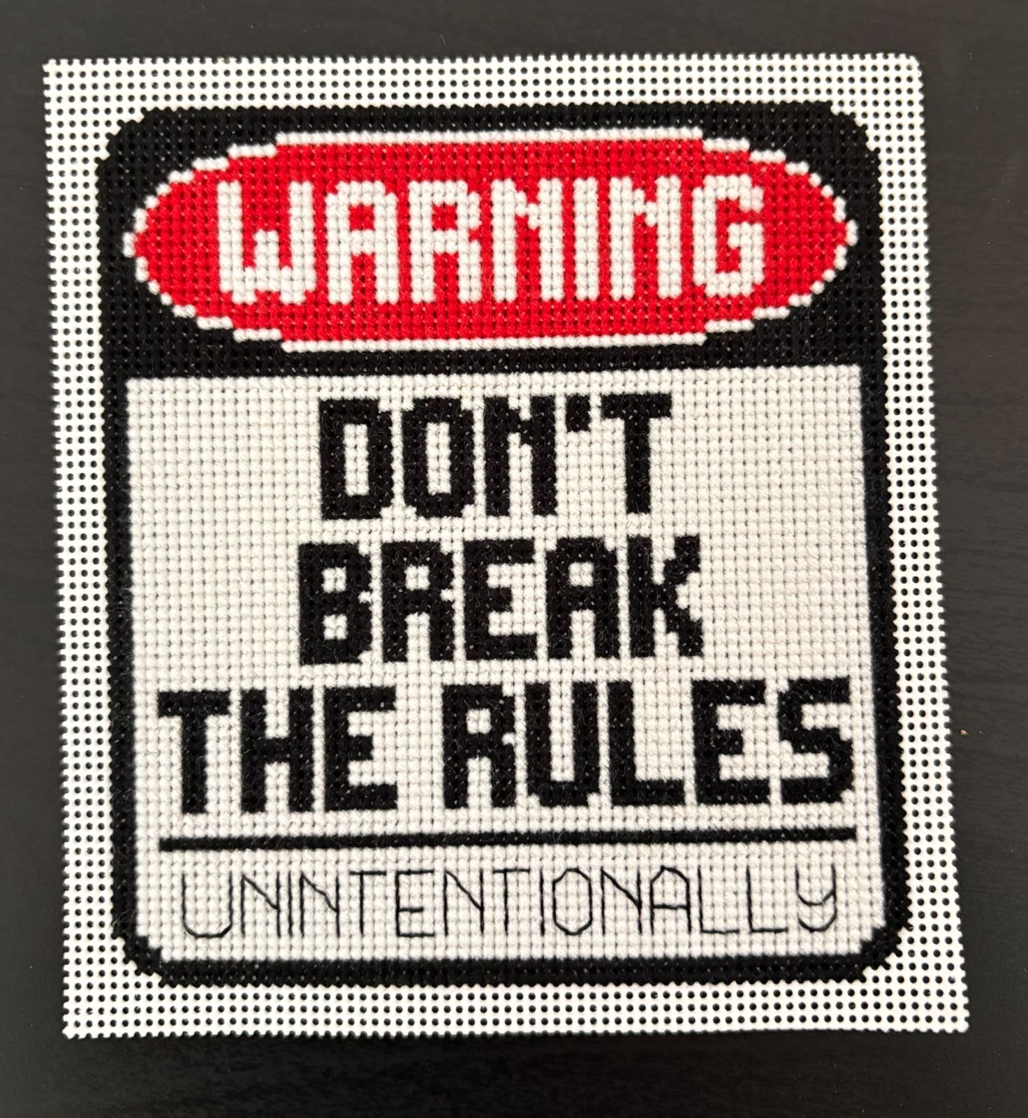 Thumbnail for Rules Warning Sign