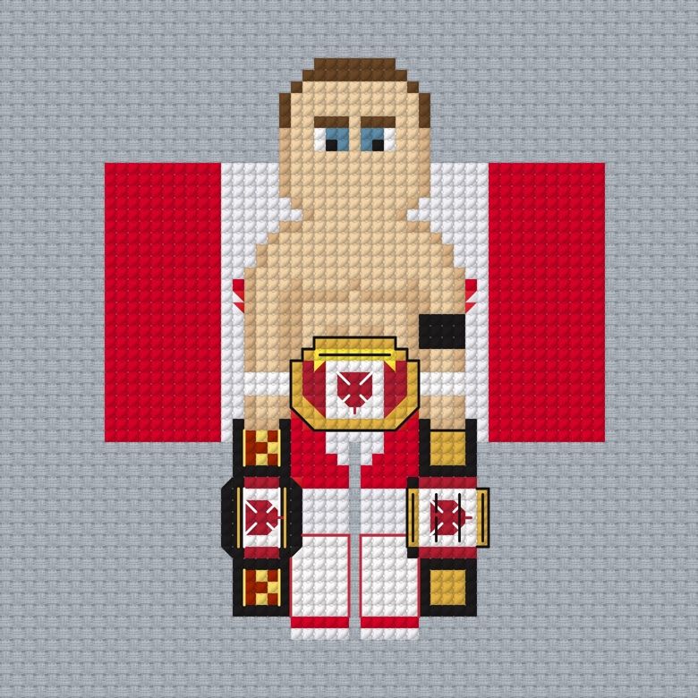 Thumbnail for Lance Storm Triple Champion Cross Stitch Pattern
