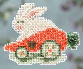 Thumbnail for Rabbit Ride Beaded Cross Stitch Kit