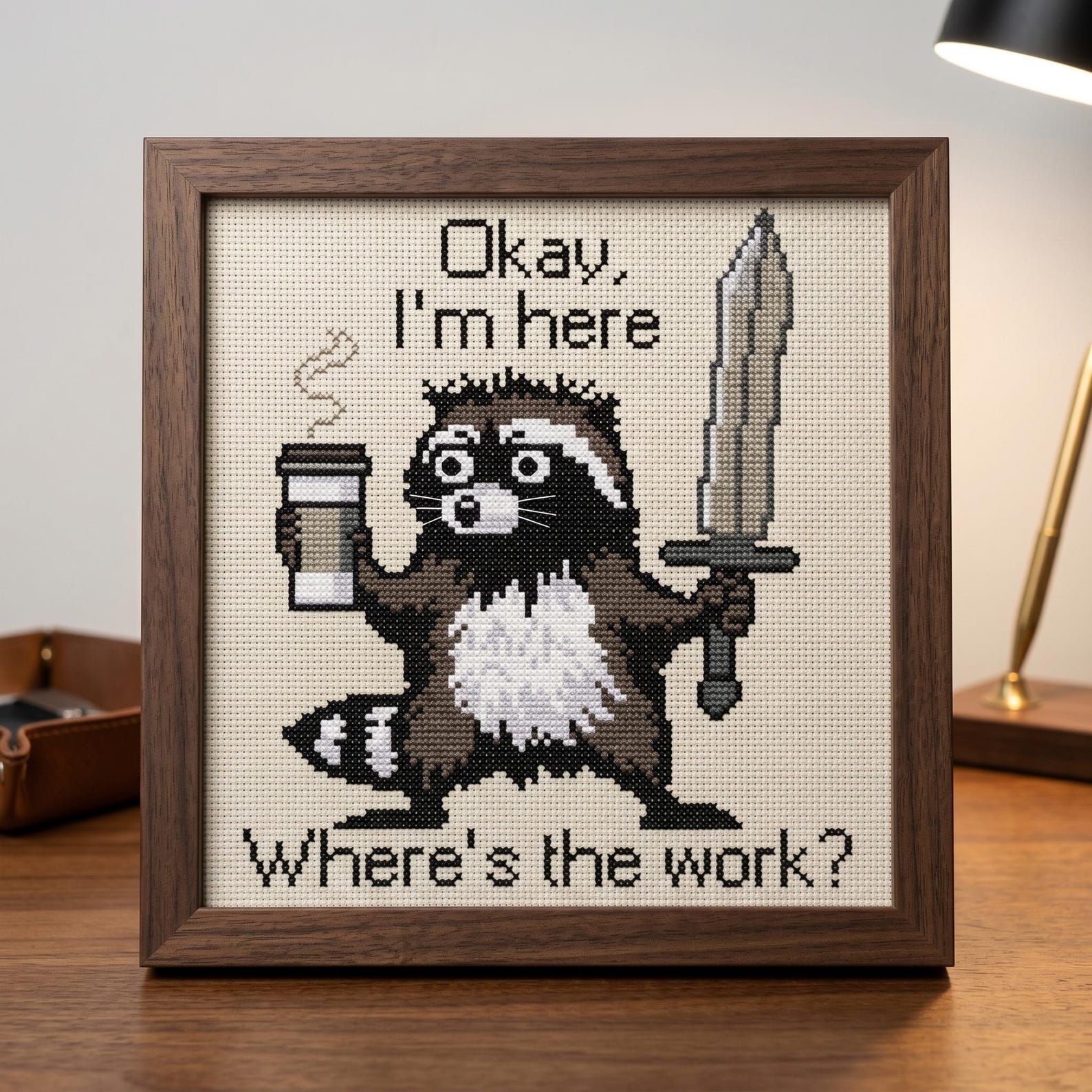 Thumbnail for Okay I'm here, Where's the work