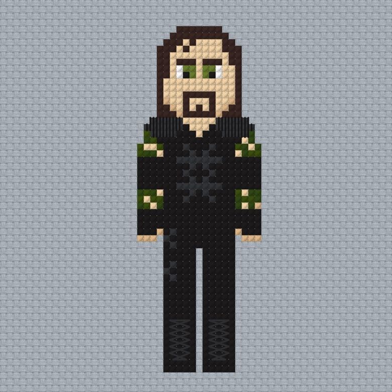 Thumbnail for The Undertaker 1998 Cross Stitch Pattern