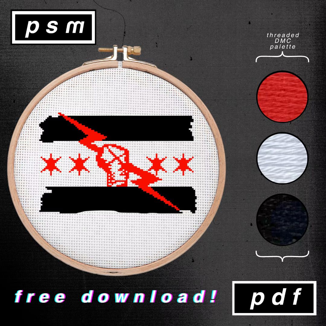 CM Punk Flag Pattern
