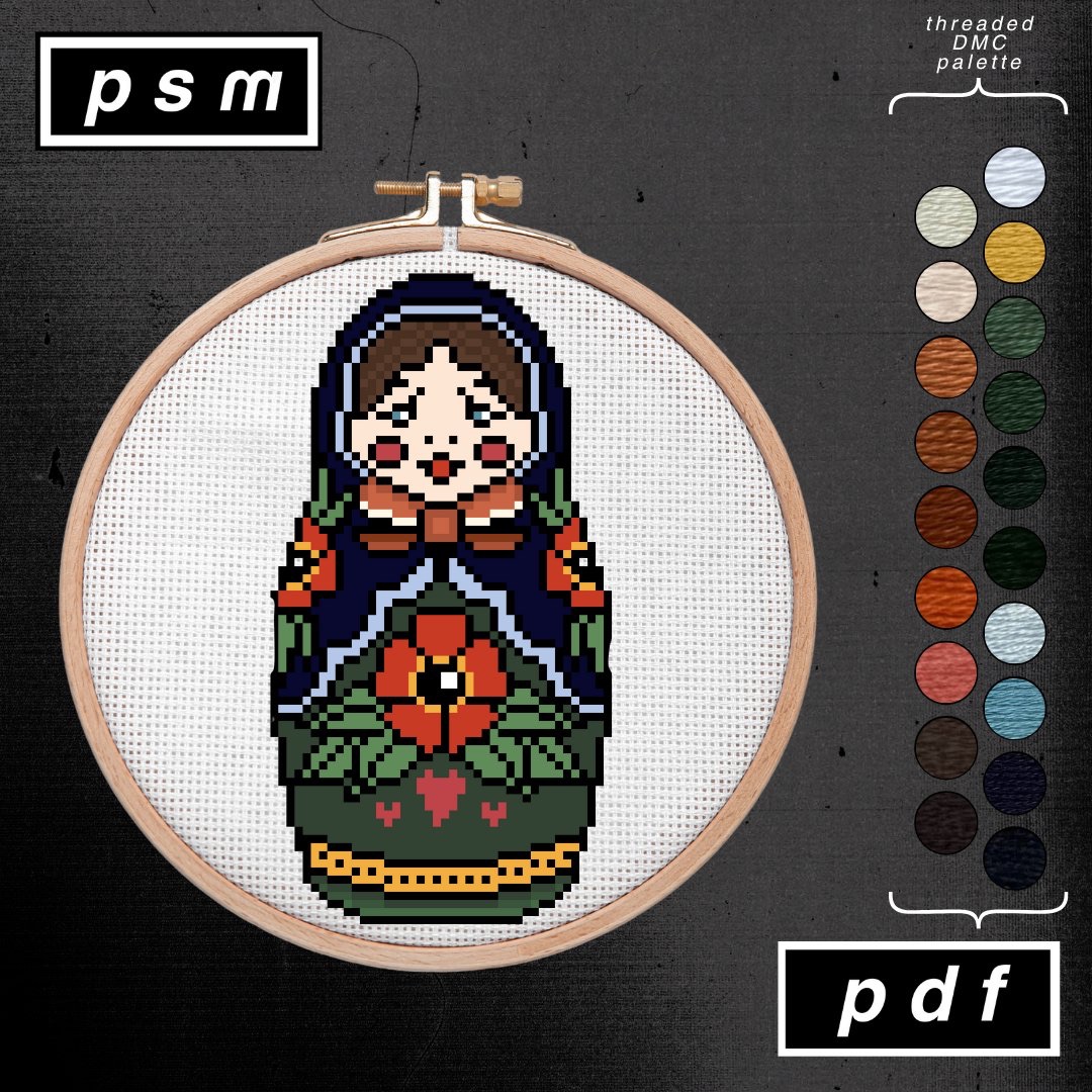 Thumbnail for Classic Matryoshka Doll Pattern