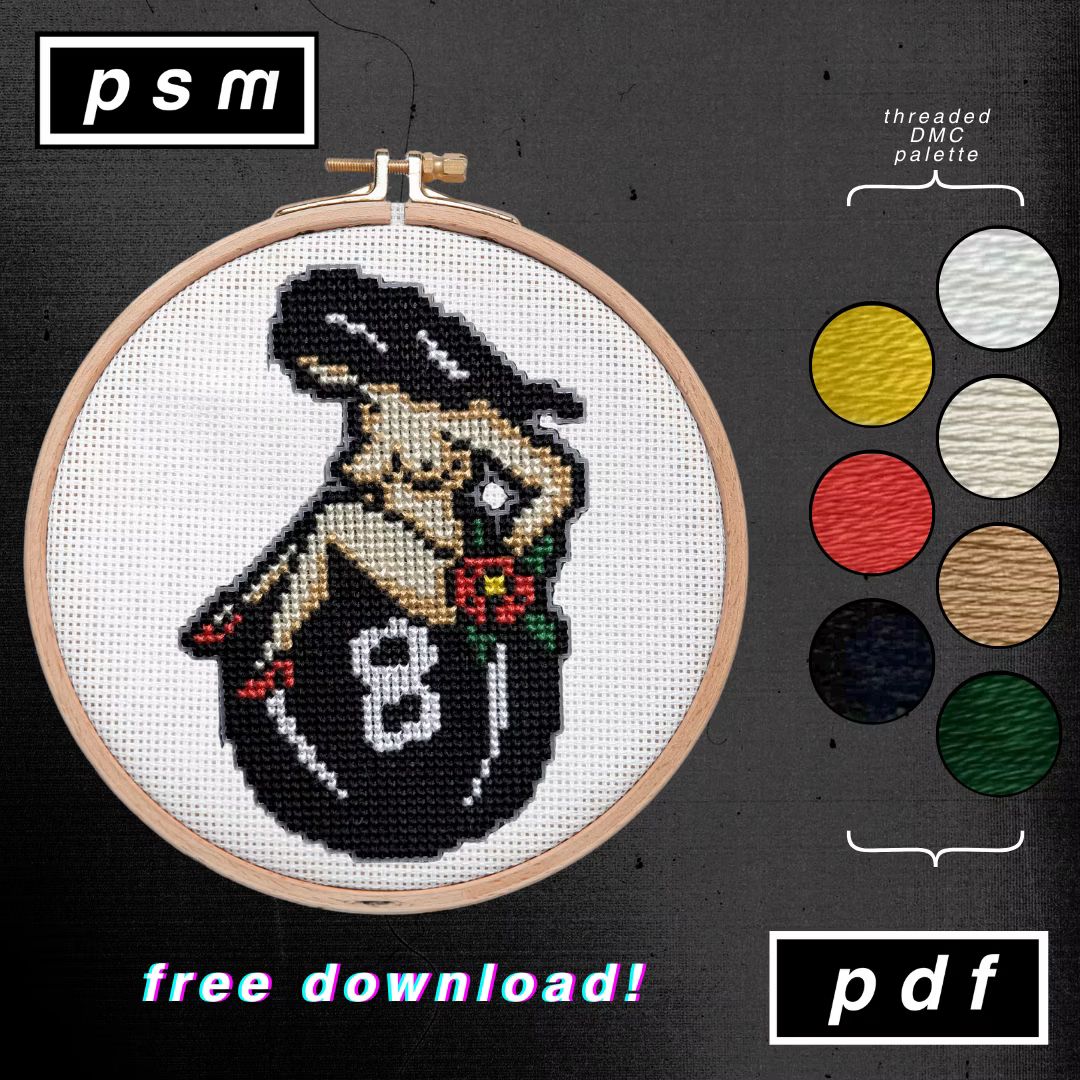 Thumbnail for Brooklyn Joe Lieber 8-Ball Pin Up Pattern
