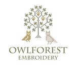 Owl Forest Embroidery