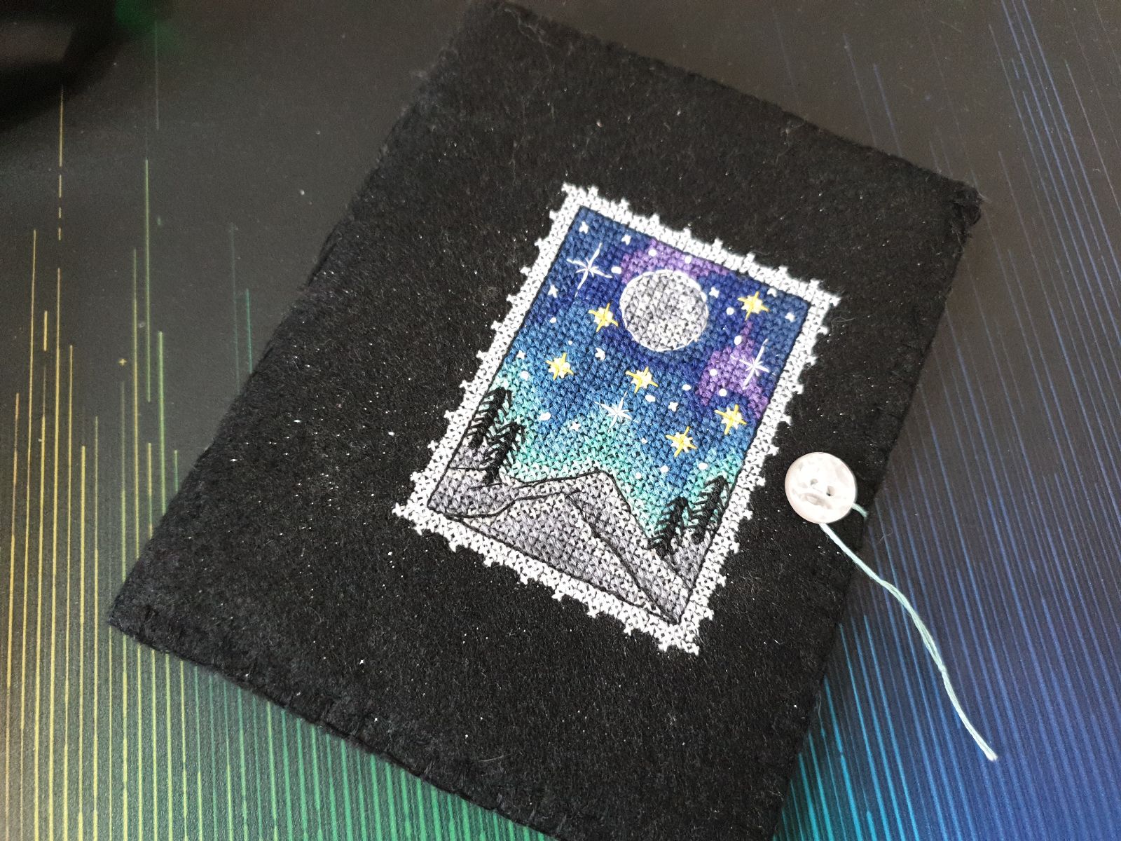 Needle book cover