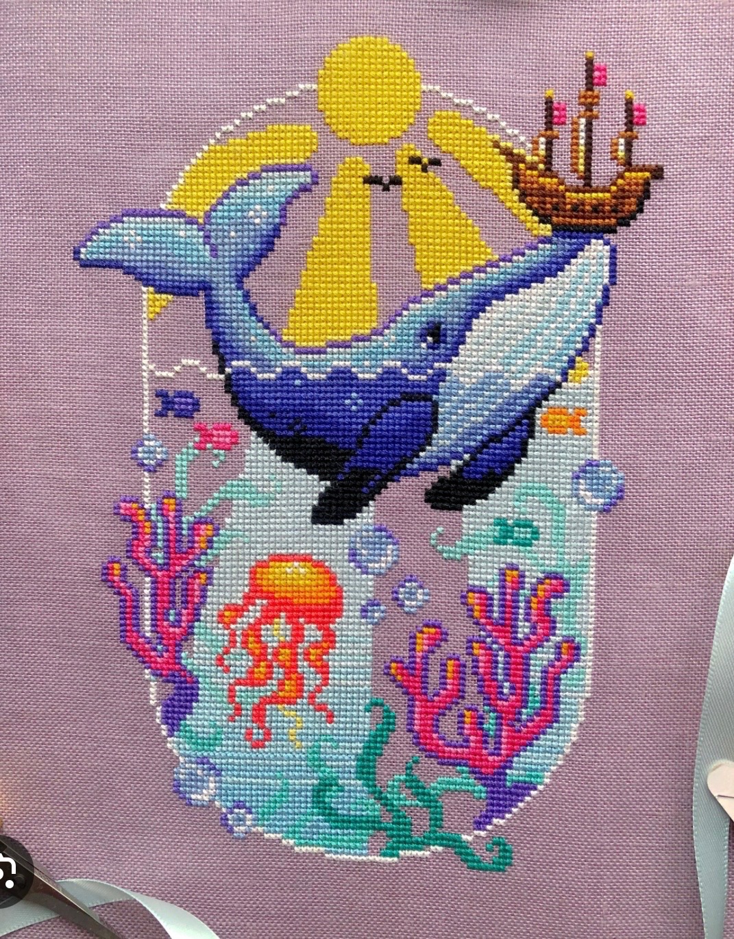 Whale With Boat