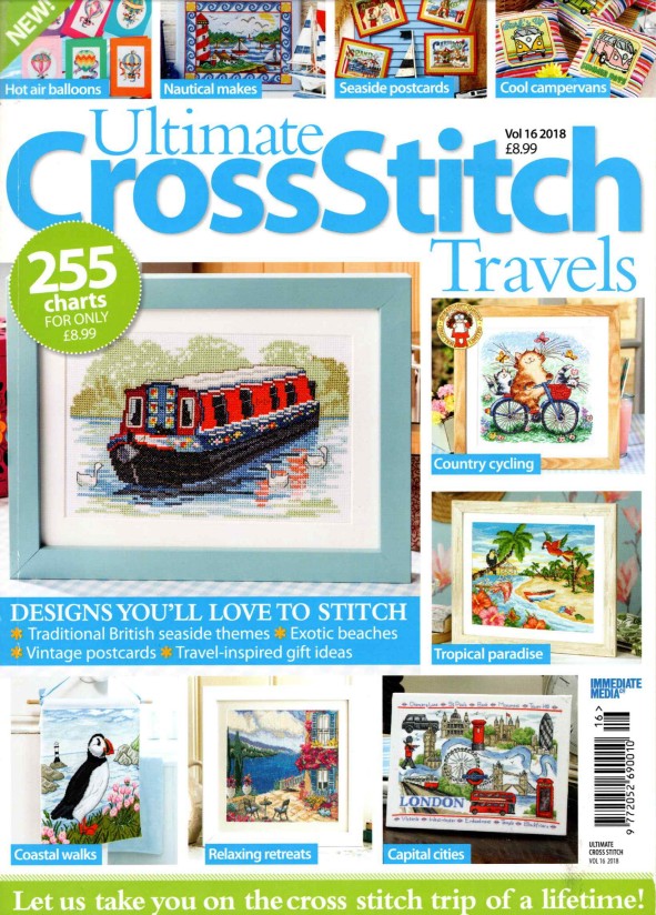 Cover for Ultimate Cross Stitch Vol 16 (2018)