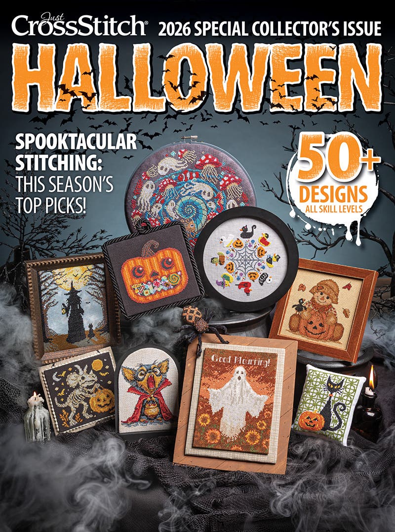 Cover for Just Cross Stitch Halloween 2026 Special Collector's Issue