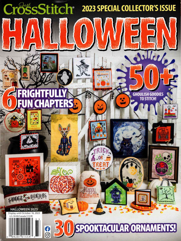 Cover for Just Cross Stitch Halloween 2023 Special Collector's Issue